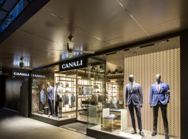 store front of a canali store